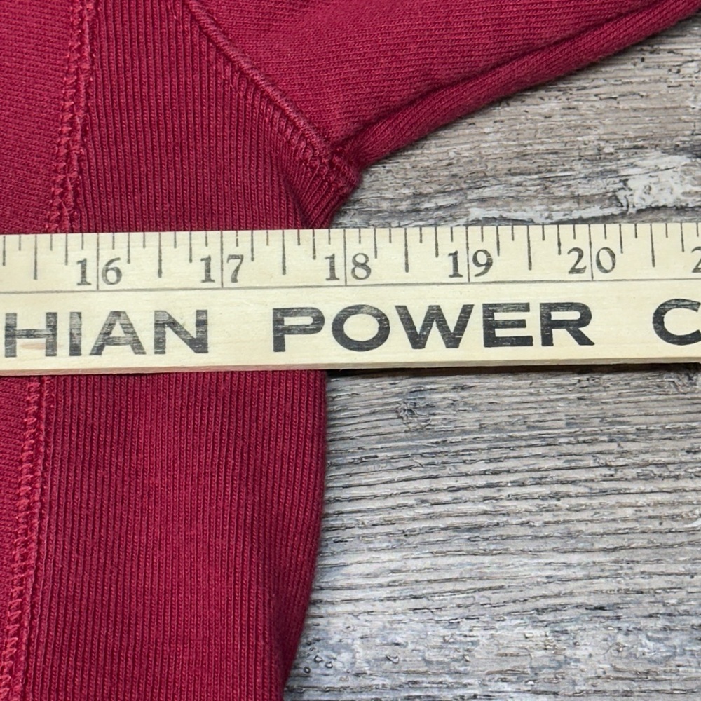 Champion Hoodie - Reverse Weave - Burgundy Pullover - Tonal Logo - XS - GUC - Picture 6 of 11